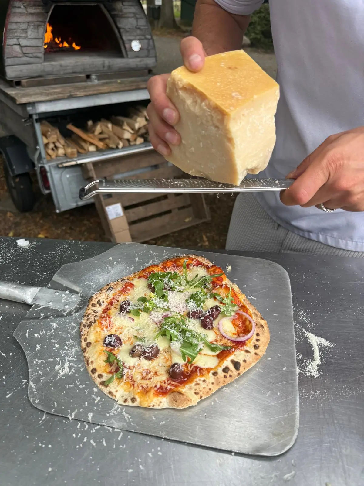 Pizza catering sfeer